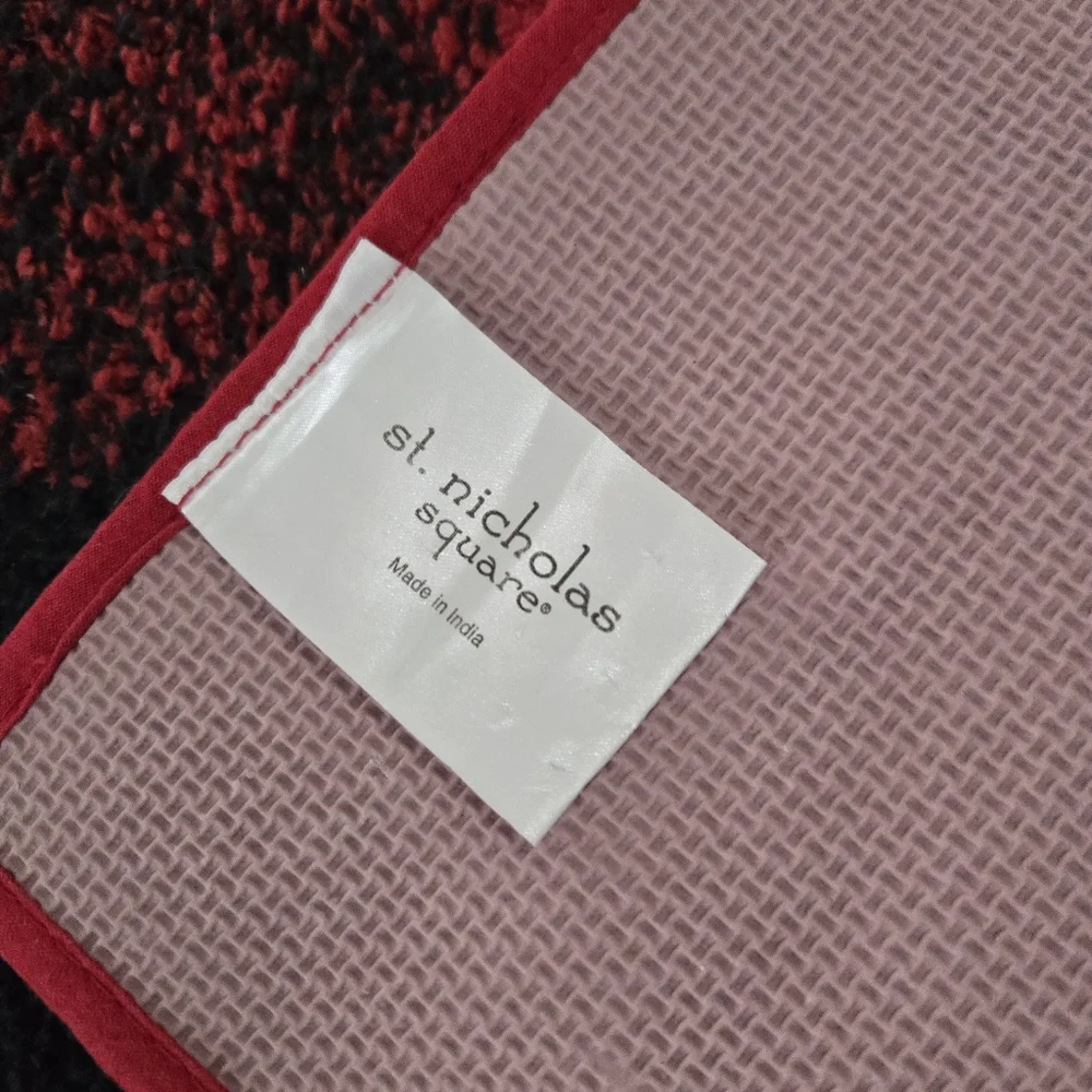 Buffalo Plaid Red and Black Rug